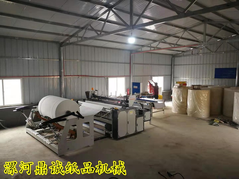 南陽衛(wèi)生紙加工客戶現場